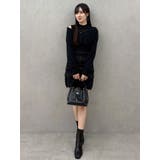 ツイードニットミニワンピースカーデアンサンブル | MERCURYDUO | 詳細画像3