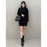 ツイードニットミニワンピースカーデアンサンブル | MERCURYDUO | 詳細画像4