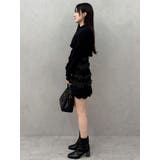 ツイードニットミニワンピースカーデアンサンブル | MERCURYDUO | 詳細画像5