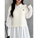 U.S. POLO ASSN.別注 ベストセットシャツミニワンピース | MERCURYDUO | 詳細画像1