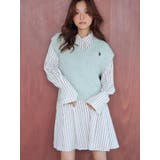 ミントグリーン | U.S. POLO ASSN.別注 ベストセットシャツミニワンピース | MERCURYDUO