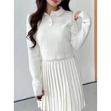 U.S. POLO ASSN.別注 配色ラインニットセットアップ | MERCURYDUO | 詳細画像1