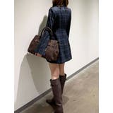 2WAYフィット&フレアジャケットワンピース | MERCURYDUO | 詳細画像15