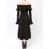 ファートリミングニットワンピース | MERCURYDUO | 詳細画像32 