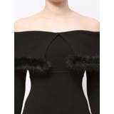 ファートリミングニットワンピース | MERCURYDUO | 詳細画像33 