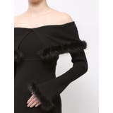 ファートリミングニットワンピース | MERCURYDUO | 詳細画像34 