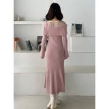 レース切替オフショルニットワンピース | MERCURYDUO | 詳細画像15 