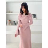 レース切替オフショルニットワンピース | MERCURYDUO | 詳細画像16 