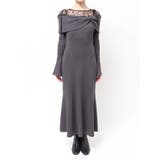 レース切替オフショルニットワンピース | MERCURYDUO | 詳細画像20 