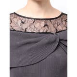 レース切替オフショルニットワンピース | MERCURYDUO | 詳細画像23 