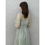 レースギャザーフレアワンピース | MERCURYDUO | 詳細画像12 