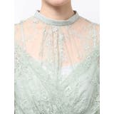 レースギャザーフレアワンピース | MERCURYDUO | 詳細画像16 