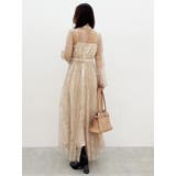 レースギャザーフレアワンピース | MERCURYDUO | 詳細画像6 