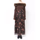 花柄オフショルニットドッキングワンピース | MERCURYDUO | 詳細画像14 