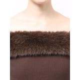 花柄オフショルニットドッキングワンピース | MERCURYDUO | 詳細画像17 