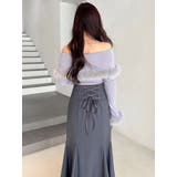 バックレースアップストレッチマーメイドスカート | MERCURYDUO | 詳細画像18 