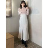 バックレースアップストレッチマーメイドスカート | MERCURYDUO | 詳細画像31 