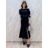 バックレースアップストレッチマーメイドスカート | MERCURYDUO | 詳細画像36 