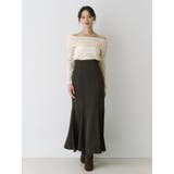 バックレースアップストレッチマーメイドスカート | MERCURYDUO | 詳細画像6 