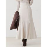 アイボリー | バックレースアップストレッチマーメイドスカート | MERCURYDUO