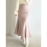 ピンク | バックレースアップストレッチマーメイドスカート | MERCURYDUO