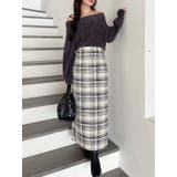 チェックツィードタイトスカート | MERCURYDUO | 詳細画像11 