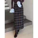 チェックツィードタイトスカート | MERCURYDUO | 詳細画像14 