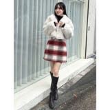 シャギーチェックミニスカート | MERCURYDUO | 詳細画像11 