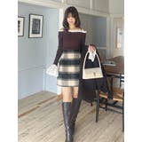 シャギーチェックミニスカート | MERCURYDUO | 詳細画像12 