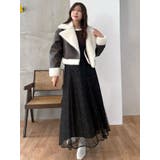 コードレースバックレースアップフレアスカート | MERCURYDUO | 詳細画像11 