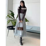 コードレースバックレースアップフレアスカート | MERCURYDUO | 詳細画像5 