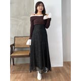 コードレースバックレースアップフレアスカート | MERCURYDUO | 詳細画像9 