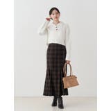 ケーブルポロ衿ニット | MERCURYDUO | 詳細画像13 