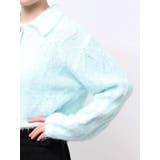 ケーブルポロ衿ニット | MERCURYDUO | 詳細画像18 