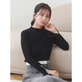 【追加生産】フレアスリーブハイネックリブニット | MERCURYDUO | 詳細画像10 