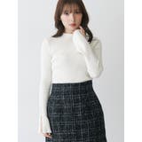 【追加生産】フレアスリーブハイネックリブニット | MERCURYDUO | 詳細画像20 