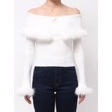 【追加生産】フェイクファートリミングニット | MERCURYDUO | 詳細画像38 