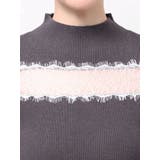 レースカッティングニット | MERCURYDUO | 詳細画像23 