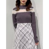 レースカッティングニット | MERCURYDUO | 詳細画像4 