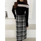 レースカッティングニット | MERCURYDUO | 詳細画像8 