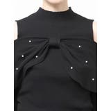 オフショルリボンパールニット | MERCURYDUO | 詳細画像21