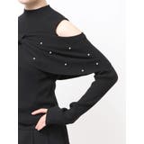 オフショルリボンパールニット | MERCURYDUO | 詳細画像22