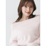 ベビーピンク | 【追加生産】ミニシャギーオフショルニット | MERCURYDUO