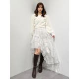 ミニシャギークルーネックカーディガン | MERCURYDUO | 詳細画像19