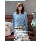 ミニシャギークルーネックカーディガン | MERCURYDUO | 詳細画像36