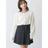 ミニシャギークルーネックカーディガン | MERCURYDUO | 詳細画像5