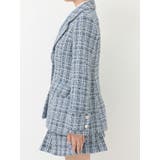 【セットアップ着用可】フィットアンドフレアツイードジャケット | MERCURYDUO | 詳細画像15 