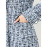 【セットアップ着用可】フィットアンドフレアツイードジャケット | MERCURYDUO | 詳細画像19 