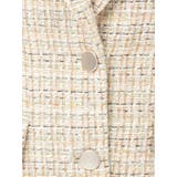 【セットアップ着用可】フィットアンドフレアツイードジャケット | MERCURYDUO | 詳細画像30 