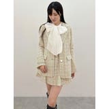 【セットアップ着用可】フィットアンドフレアツイードジャケット | MERCURYDUO | 詳細画像9 